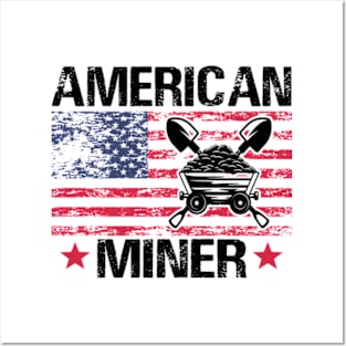 American Miner Posters and Art